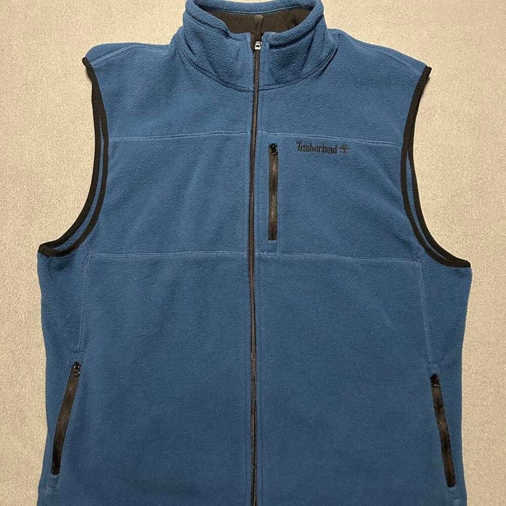 Timberland Men's Blue and Navy Gilet